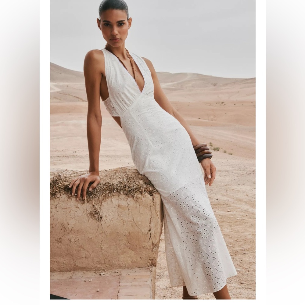 Zara White Dress